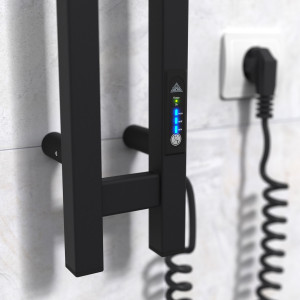 Электрический полотенцесушитель Laris Зебра Дуэт ЧКЧ3 80 х 1200 Э (подкл. справа) R3 фото