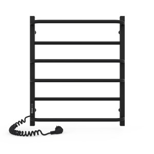 Электрический полотенцесушитель Laris Зебра Комфорт ЧКЧ6 500 х 600 Э (подкл. слева) R3 фото