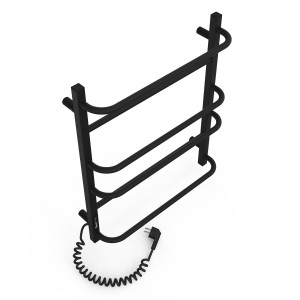 Электрический полотенцесушитель Laris Стандарт П5 500 х 660 с полкой Э (подкл. справа) фото