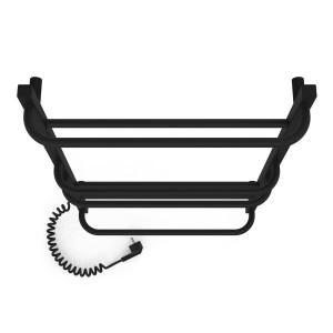 Электрический полотенцесушитель Laris Зебра Комфорт ЧКЧ8 500 х 800 Э (подкл. слева) R3 фото