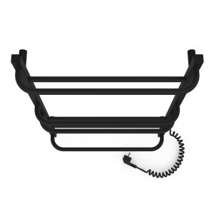 Электрический полотенцесушитель Laris Зебра Комфорт ЧКЧ8 500 х 800 Э (подкл. справа) R3 фото