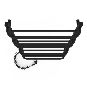 Электрический полотенцесушитель Laris Зебра Комфорт ЧКЧ10 500 х 900 Э (подкл. слева) R3 фото