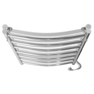 Электрический полотенцесушитель Laris Зебра Альфа ЧКЧ6 500 х 600 Э (подкл. слева) R3 фото