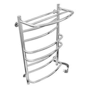 Электрический полотенцесушитель Laris Евромикс П8 500 х 800 Э с полкой сенсор S3 (подкл. справа) фото