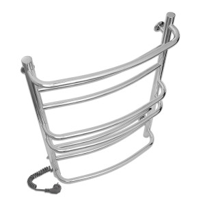 Электрический полотенцесушитель Laris Зебра Альфа ЧКЧ6 500 х 600 Э (подкл. справа) R3 фото