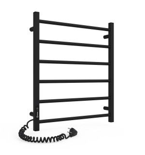 Электрический полотенцесушитель Laris Зебра Альфа ЧКЧ6 500 х 600 Э (подкл. слева) R3 фото