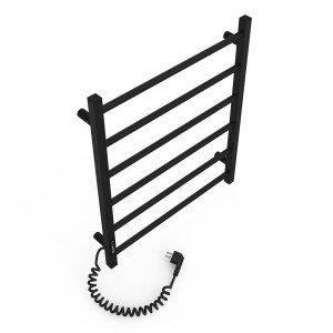 Электрический полотенцесушитель Laris Зебра Альфа ЧКЧ6 500 х 600 Э (подкл. слева) R3 фото