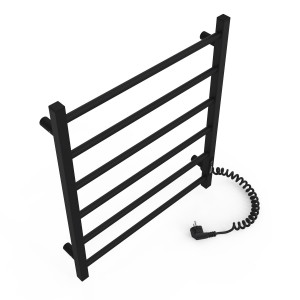 Электрический полотенцесушитель Laris Зебра Альфа ЧКЧ6 500 х 600 Э (подкл. справа) R3 фото