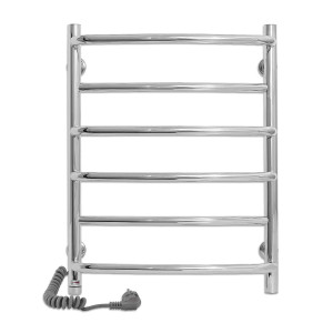 Электрический полотенцесушитель Laris Еврофлеш П6 500 х 800 с полкой Э (подкл. слева) S3 фото