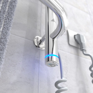 Электрический полотенцесушитель Laris Еврофлеш П8 500 х 1000 с полкой Э (подкл. справа) S3