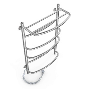 Электрический полотенцесушитель Laris Еврофлеш П6 500 х 800 с полкой Э (подкл. слева) S3 фото