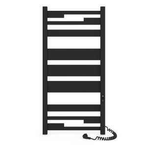 Электрический полотенцесушитель Laris Зебра Афина ЧК(Ч)9 500 х 1100  Э (подкл. справа) фото