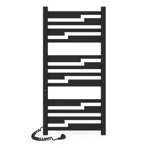 Электрический полотенцесушитель Laris Зебра Классик ЧК6 500 х 600 Э (подкл. слева) S3 фото