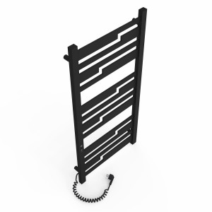 Электрический полотенцесушитель Laris Зебра Классик ЧК6 500 х 600 Э (подкл. слева) S3 фото