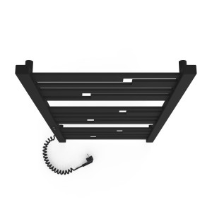 Электрический полотенцесушитель Laris Зебра Тетрис ЧК(Ч)12 500 х 1100 Э (подкл. слева) фото