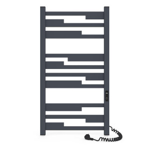 Электрический полотенцесушитель Laris Зебра Практик ЧК(Ч)6 1000 х 600 Э (подкл. справа) R3 фото