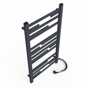 Электрический полотенцесушитель Laris Зебра Практик ЧК(Ч)6 1000 х 600 Э (подкл. справа) R3 фото