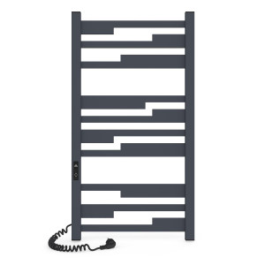 Электрический полотенцесушитель Laris Зебра Бостон ЧК(Ч)6 1200 Э (подкл. слева) фото