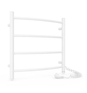 Электрический полотенцесушитель Laris Зебра Классик ЧК4 500 х 500 Э (подкл. справа) S3 фото