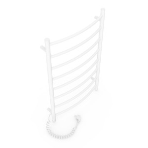 Электрический полотенцесушитель Laris Зебра Комфорт ЧК8 500 х 800 Э с полкой (подкл. справа) R3 фото