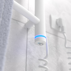 Электрический полотенцесушитель Laris Зебра Классик ЧК8 500 х 800 Э (подкл. справа) S3 фото