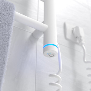 Электрический полотенцесушитель Laris Зебра Тетрис ЧК(Ч)12 500 х 1100 Э (подкл. справа) фото