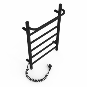 Электрический полотенцесушитель Laris Зебра Прайм ЧК (Ч) 6 400 х 600 Э (подкл. слева) S3 фото