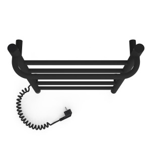 Электрический полотенцесушитель Laris Зебра Прайм ЧК (Ч) 6 400 х 600 Э (подкл. слева) S3 фото