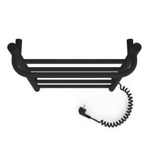 Электрический полотенцесушитель Laris Зебра Прайм ЧК (Ч) 6 400 х 600 Э (подкл. справа) S3 фото