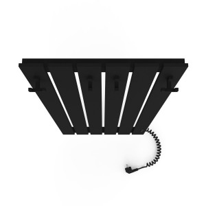 Электрический полотенцесушитель Laris Зебра Бостон ЧК(Ч)6 1200 Э (подкл. справа) фото