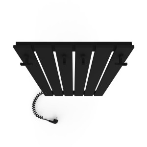 Электрический полотенцесушитель Laris Зебра Прайм ЧК4 400 х 300 Э (подкл. слева) S3 фото