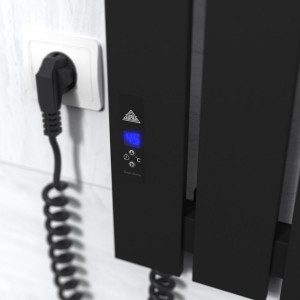 Электрический полотенцесушитель Laris Зебра Бостон ЧК(Ч)6 1200 Э (подкл. слева) фото