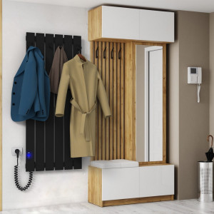 Электрический полотенцесушитель Laris Зебра Бостон ЧК(Ч)6 1200 Э (подкл. слева) фото