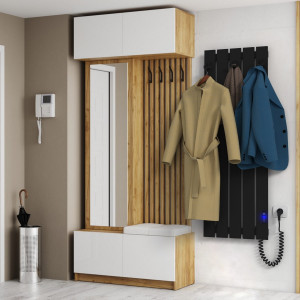 Электрический полотенцесушитель Laris Зебра Бостон ЧК(Ч)5 1200 Э (подкл. справа) фото