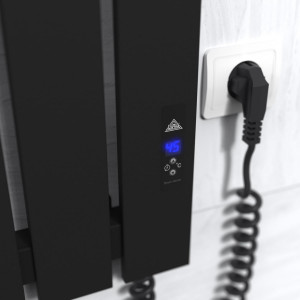 Электрический полотенцесушитель Laris Зебра Бостон ЧК(Ч)4 1200 Э (подкл. справа) фото