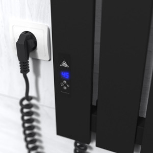 Электрический полотенцесушитель Laris Зебра Бостон ЧК(Ч)4 1200 Э (подкл. слева) фото