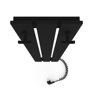 Электрический полотенцесушитель Laris Зебра Тетрис ЧК(ГМ)10 500 х 1000 Э (подкл. справа) фото