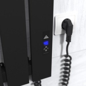 Электрический полотенцесушитель Laris Зебра Тетрис ЧК(ГМ)10 500 х 1000 Э (подкл. справа) фото