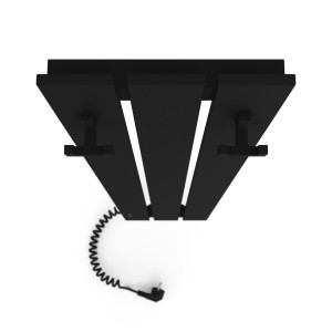 Электрический полотенцесушитель Laris Зебра Бостон ЧК(Ч)3 1200 Э (подкл. слева) фото