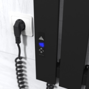 Электрический полотенцесушитель Laris Зебра Бостон ЧК(Ч)3 1200 Э (подкл. слева) фото