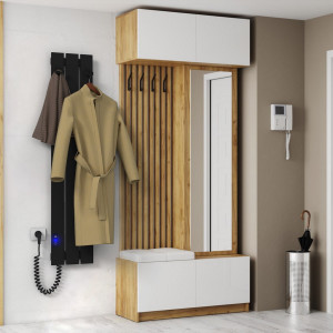 Электрический полотенцесушитель Laris Зебра Бостон ЧК(Ч)3 1200 Э (подкл. слева) фото