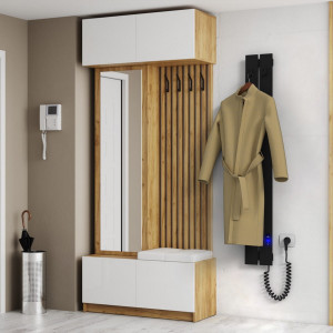 Электрический полотенцесушитель Laris Зебра Прайм ЧК (Ч) 6 400 х 600 Э (подкл. справа) S3 фото