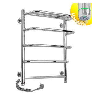 Электрический полотенцесушитель Laris Стандарт П5 500 х 660 с полкой Э (подкл. слева) S3 фото