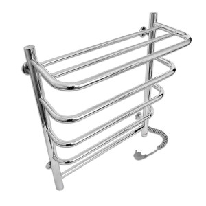 Электрический полотенцесушитель Laris Стандарт П5 500 х 660 с полкой Э (подкл. справа) S3 фото