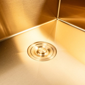 Мийка кухонна PVD Gold VALESO 60*50 Handmade 3.0/0.8 SP000051938 фото