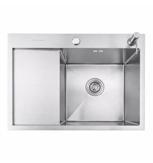 Мийка кухонна VALESO CM 65*50 R Handmade 3.0/0.8 SP000049731 фото