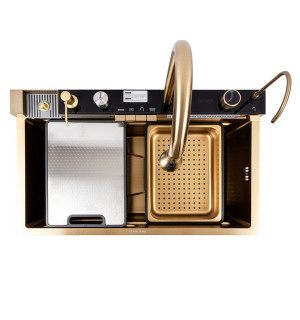 Мийка кухонна PVD Gold VALESO Handmade SP000048202 фото