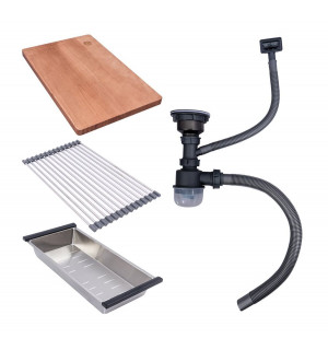 Кухонна мийка Valeso Handmade CM 54*44 Workstation золото PVD, монтаж під стільницю SP000048194
