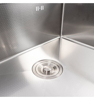 Кухонна мийка 60*50 VALESO Handmade сифон, дозатор, кріплення, 3,0/0,8 SP000045384 фото