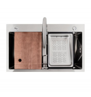 Кухонна мийка Valeso Handmade CM 75*46B Workstation з нержавіючої сталі SP000045373 фото